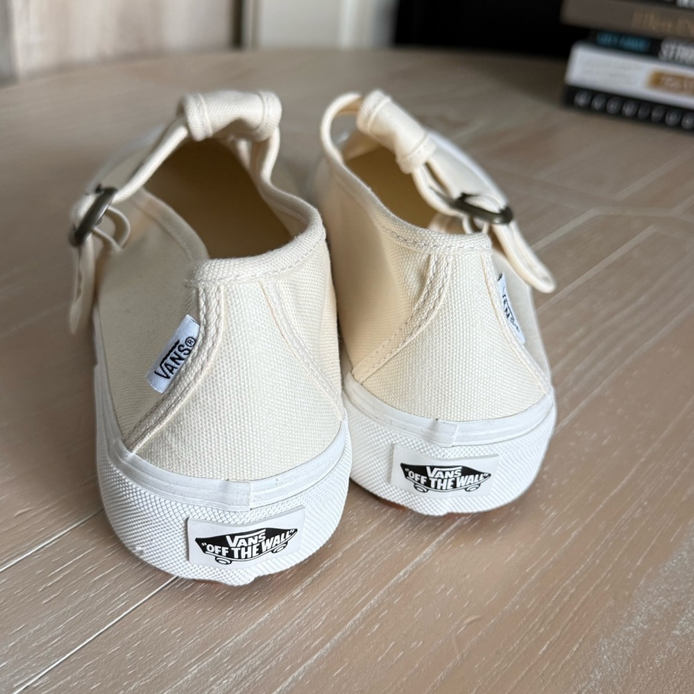VANS|Beige cream canvas Maryjane sneakers with buckle & rubber sole•••NWOT,boho - Picture 13 of 15
